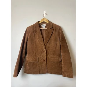 BAGATELLE Leather Coat MED Dark Brown Leather Suede Distressed Western Jacket - Picture 1 of 15
