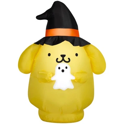 Halloween Airblown Yard Inflatables Pompompurin Sanrio 36.61 in X 29.13 in X 59.