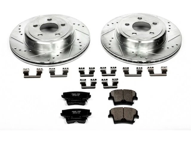 Rear Brake Pad and Rotor Kit For 2012 Dodge Challenger SXT Plus TB884XV Foto 1 de 1