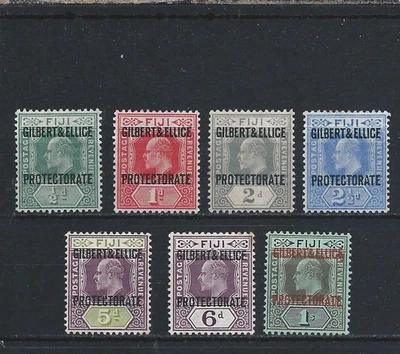 GILBERT & ELLICE IS 1911 JUEGO DE SIETE COMO NUEVO SG 1/7 CAT 190€ Foto 1 de 2