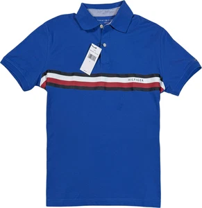 Polo Tommy Hilfiger 2 bottoni - nuova con etichetta uomo blu royal medio - #47736-K1 - Foto 1 di 1