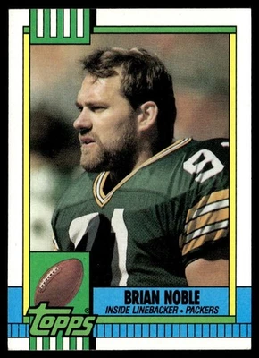 1990 Topps Brian Noble Green Bay Packers #151 - Image 1 of 2