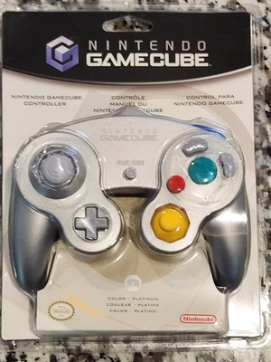 NOS Sealed Nintendo GameCube OEM DOL-003 Controller Platinum 2003 Melee - Image 1 of 2