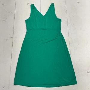 Athleta Solid Green Basic Casual Sleeveless Tank Dress Womens Size Small - Picture 1 of 6