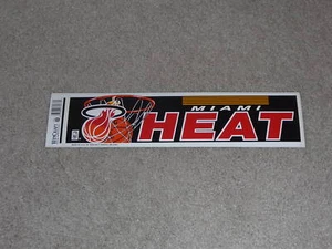 MIAMI HEAT NBA BUMPER STICKER VERY COLORFUL - Picture 1 of 1