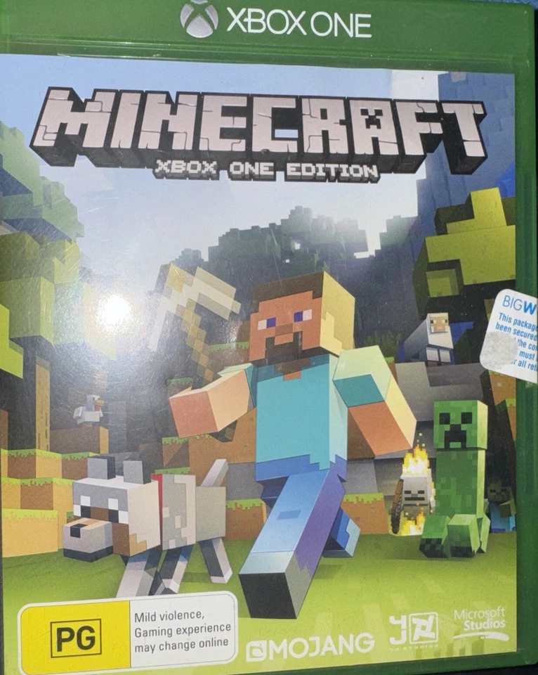Minecraft XBOX One Edition Video Game PAL - No Manual - Image 1 of 3