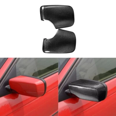 For 1998-2005 BMW E46 Sedan 3Series 325i 330i Carbon Fiber Side Mirror Cover Cap — 第 1/4 张图片