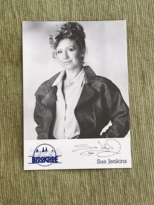 Sue Jenkins (BROOKSIDE) Pre Signed Cast Card - Picture 1 of 1