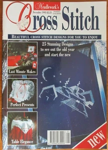 NEEDLEWORK'S CROSS STITCH MAGAZINE DECEMBER 1993 XMAS CRAFT - Picture 1 of 5