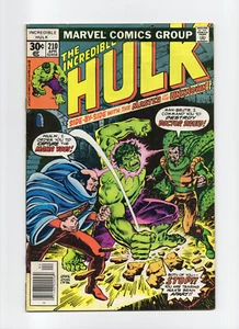 The Incredible Hulk #210 1977 DR. DRUIDE COVER & ERSCHEINUNG! BRONZEZEIT WUNDER - Bild 1 von 2