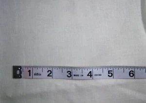 1 Yard Solid Egg Shell White Cotton Quilting Fabric 35" X 44" - Picture 1 of 1