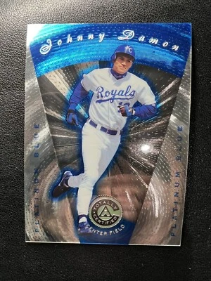 1997 Pinnacle Totally Certified Platinum Blue Card #104 Johnny Damon /1999 - Image 1 of 4