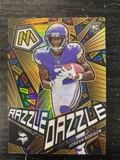 2023 Panini Mosaic Jordan Addison Razzle Dazzle Rookie Card SSP Case Hit