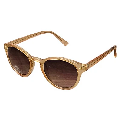 Anthropologie Women's Designer Sunglasses - Round Small Neut with soft case [...