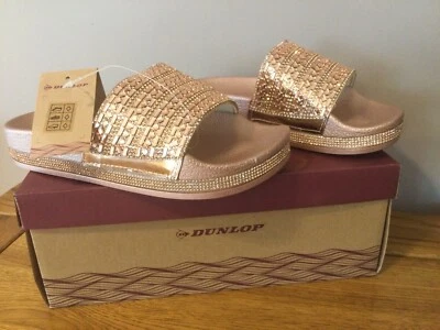 Dunlop Ladies "Emmie” Sandals, Size 3, Rose Gold - NEW RRP £25.00 - Image 1 of 4