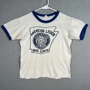 Vintage 1950's Russell Southern American Legion Boys State T Shirt Adult Medium - Picture 1 of 16