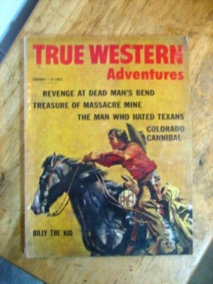 true western adventures magazine, february 1958 - Image 1 of 2