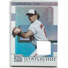 2023 Chronicles Baltimore Orioles Jackson Holliday Status Swatch card