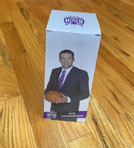 Vlade Divac The GM Bobblehead Sacramento Kings NBA Basketball Cover