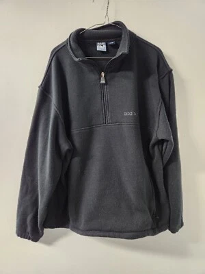 Vintage 90s Big Dog 1/4 Cremallera Polar Tech Vellón Talla Mediana (sobretalla) Negro (s10) Foto 1 de 4