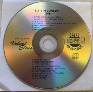 ELVIS PRESLEY KARAOKE CDG EN CONCIERTO (EN VIVO) VOL 11 COLECCIÓN DE MÚSICA CD+G CANCIONES - Imagen 1 de 1