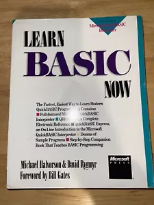 Microsoft Learn Basic Now by Mike Halvorson, David Rygmyr Forward by Bill Gates - Picture 1 of 3