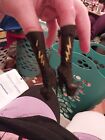Monster High Frankie Stein Scaris City Of Frights Black Tall Boots Shoes