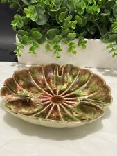 VINTAGE Jameson Capistrano Calif. Pottery 1950's Signature Green Glaze Dish READ