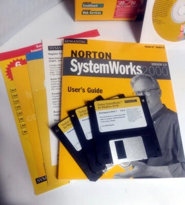 NORTON SYSTEMWORKS 2000 for WINDOWS on CD (2 diskettes as well) - Image 1 of 4