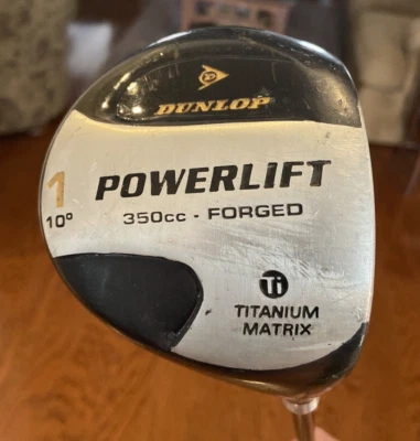 Controlador de matriz de titanio forjado Dunlop PowerLift 350cc 10* ⛳RH / grafito de firmeza media Foto 1 de 4