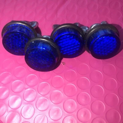 Refletores de placa de licença CHRIS PRODUCTS CH4B - 4 peças - Azul CH4B - Imagem 1 de 4