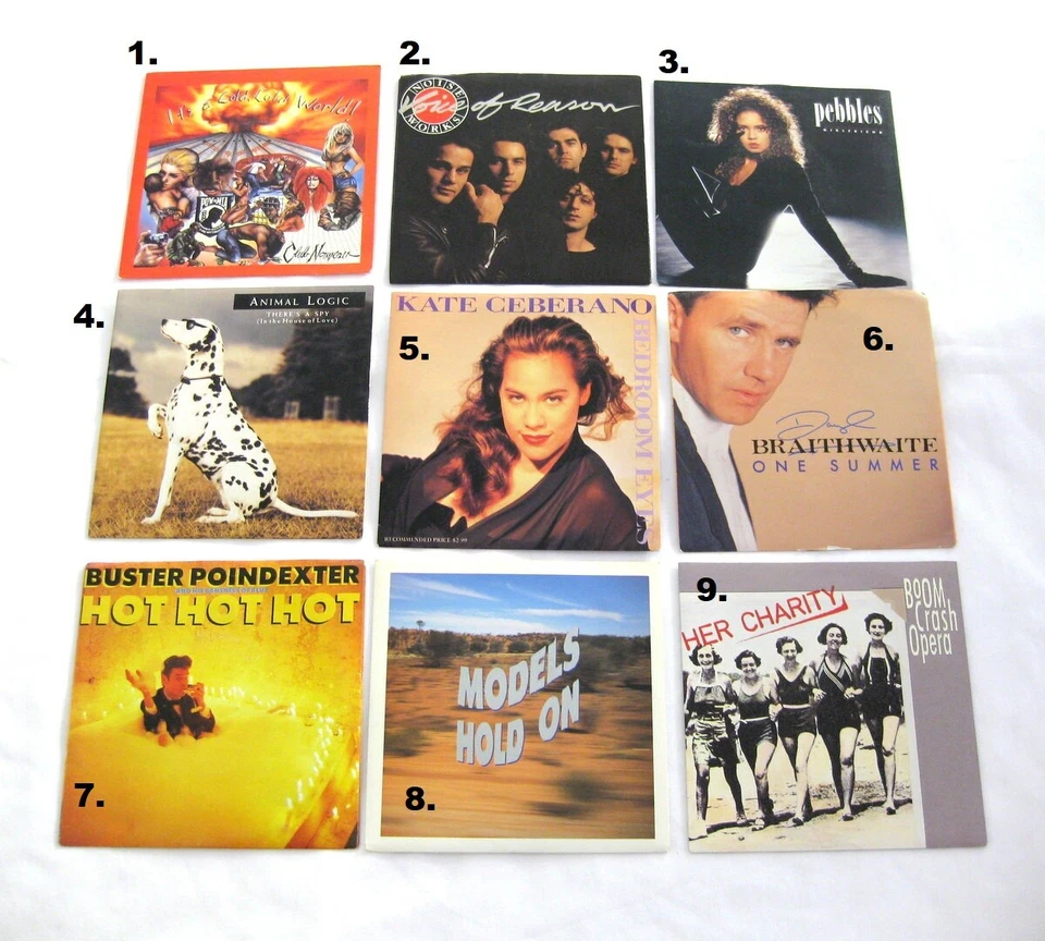 Assorted 7-inch 45 RPM Record Vinyls Music Juke Box (Batch 3) - Image 1 of 1