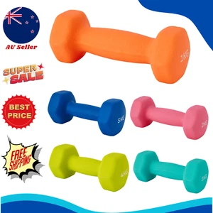 Anti Slip Dumbbells Fitness Home Gym Exercise Strength Weight Yoga Fitness Set - Picture 1 of 28
