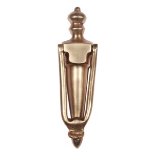 Aldaba de puerta de bronce antigua a juego, principios de 1900, 2 disponibles, NK104 - Imagen 1 de 5