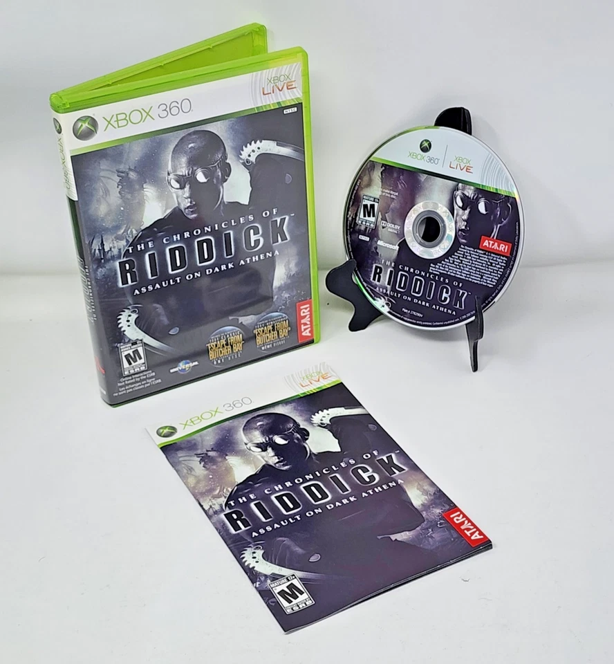 Chronicles of Riddick: Assault on Dark Athena (Xbox 360) Complete CIB & TESTED - Image 1 of 4