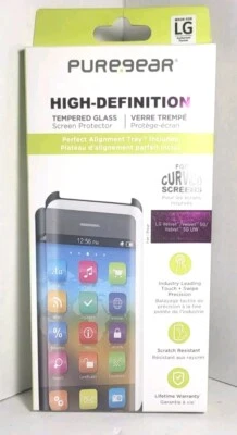 LG Velvet Screen Protector Curved Tempered Glass for LG Velvet 5G - Image 1 of 2