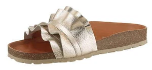 Sandalias Verbenas Rocío Roda oro dorado cuero liso - Imagen 1 de 6