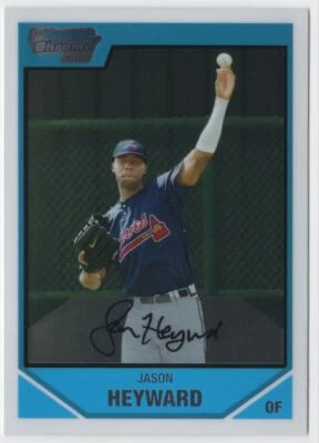 2007 BOWMAN CHROME 1ST RC JAYSON HEYWARD DODGERS R13 - Image 1 of 2