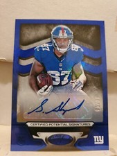 Sterling Shepard 2016 Panini Certified Potential Signatures Blue Auto /50 Rookie