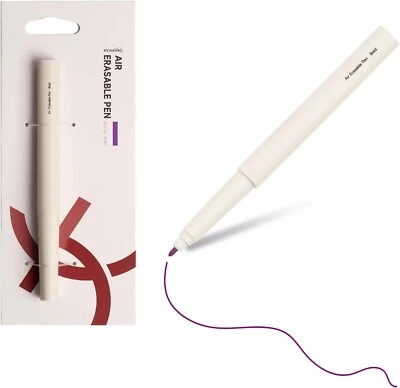 Marcador borrable al aire para tela, bolígrafo de tinta que desaparece, herramienta de bordado y costura Foto 1 de 4