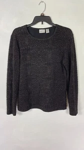 Blusa para mujer Chicos cuello redondo manga larga marrón aspecto metálico talla 1 - Imagen 1 de 14