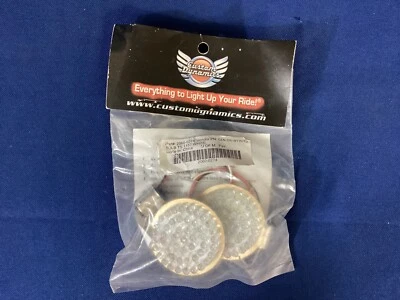 NOS Custom Dynamics Turn Signal Bulb Inserts, 1157 White, 2060-0274* - Image 1 of 3