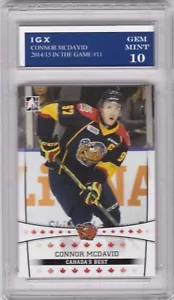CONNOR McDAVID ROOKIE CARD Edmonton Oilers Hockey 2014/15 RARE GEM MINT 10 RC! - Picture 1 of 1