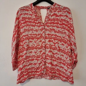 Mint Velvet Callie Print Blouse Women Floral Blouse Size 14–V-Neck, Lightweight - Picture 1 of 16