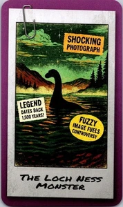 2025 Zendecks Conspiracies & Mysteries art card LOCH NESS MONSTER Free Ship - Picture 1 of 2