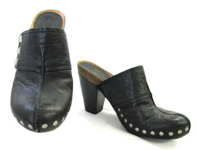 Mulas de cuero Nine West Vintage America Collection, texturizadas con tachuelas talla 8 Foto 1 de 4