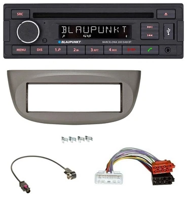 Blaupunkt USB DAB CD Bluetooth MP3 Autoradio für Renault Twingo ab 2015 beige-gr - Bild 1 von 4