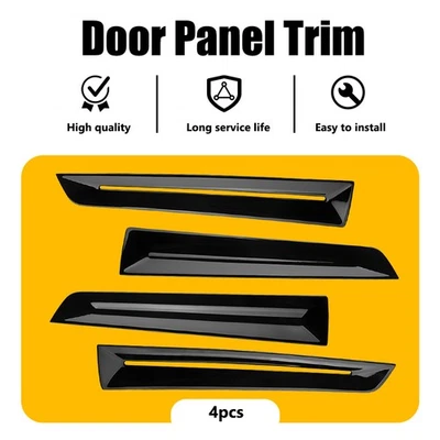 4 piezas para Honda Civic 2022-2025 negro brillante interior panel puerta cubierta embellecedores Foto 1 de 4