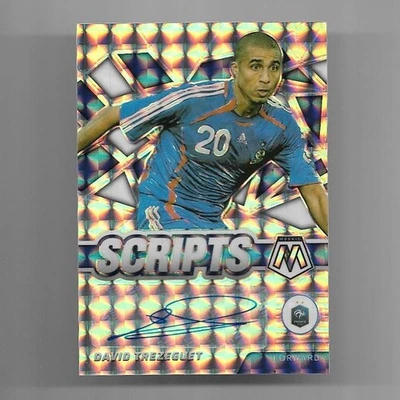 2021-22 Panini Mosaic FIFA Road To World Cup Prizm Auto Card : David Trezeguet - Image 1 of 2