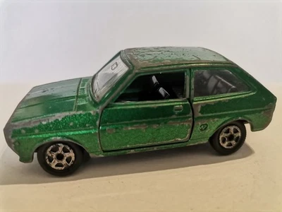 Ford Fiesta Hotwheels Mattel A106 Italy 1:43 Verde HOT WHEELS OLD CAR MODEL RARA - Immagine 1 di 4